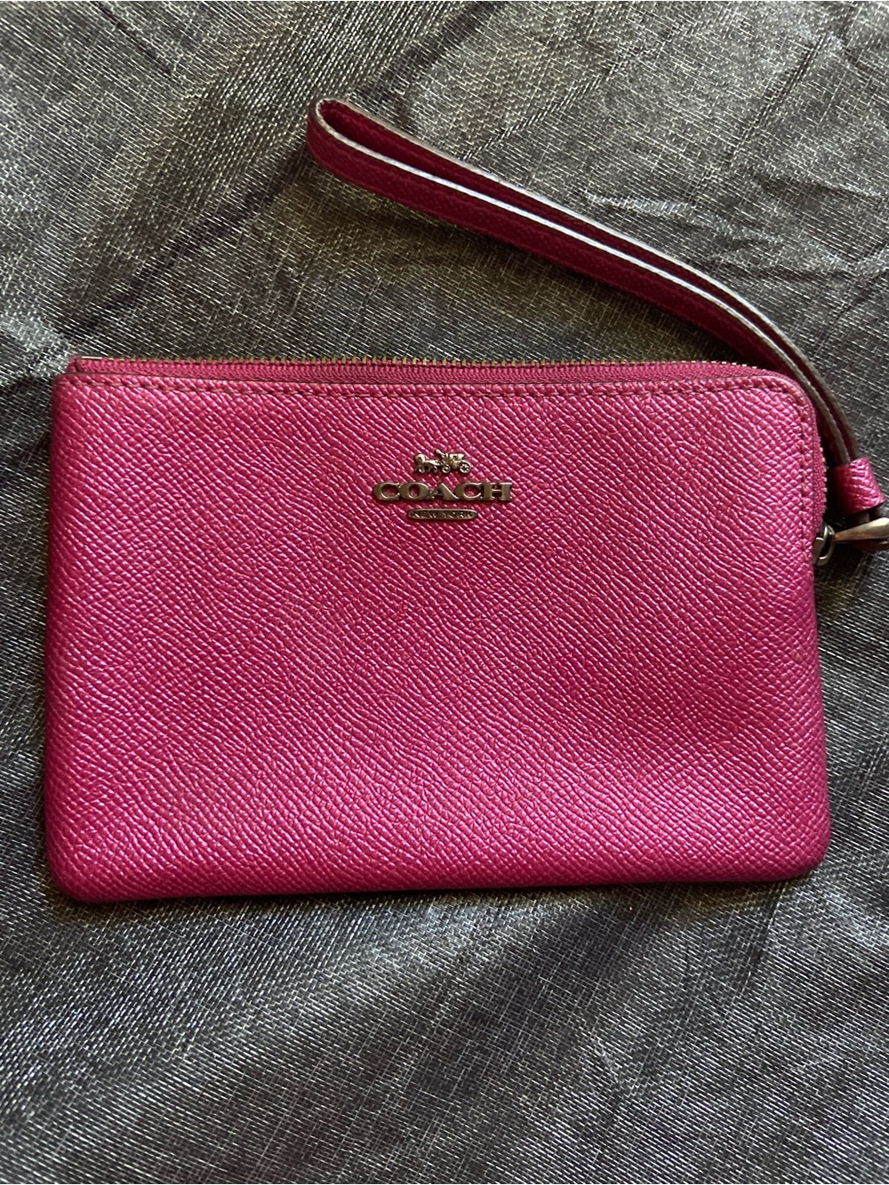 Coach Metallic Wristlet EUC